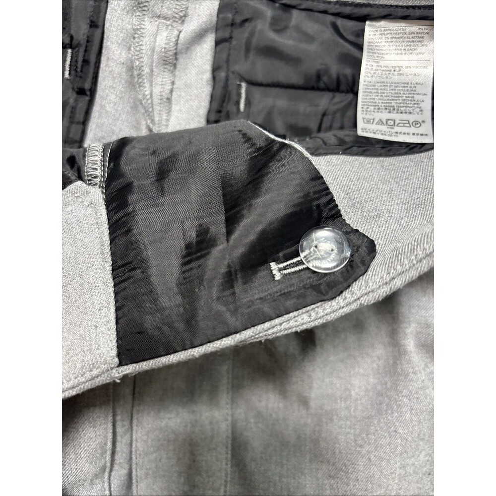 Banana Republic Gray Wide Leg Belted Culotte Pants Size 0 Minimalist Chic - Picture 6 of 12